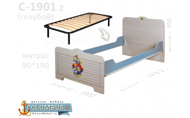 Кровать с ортопедическим основанием - С-1901.2-Orto