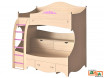 Лестница деревянная для 2-х ярусных кроватей - N-1933 (roz)