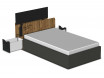 Кровать с подъемным механизмом 120*200 - 127к005