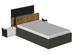 Кровать с подъемным механизмом 120*200 - 127к005
