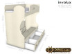 Двухярусная кровать, без лестницы - 93к025