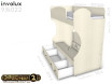Двухярусная кровать, без лестницы - 93к022