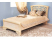 Кровать классическая с резным изголовьем - 90*200 - Александрия