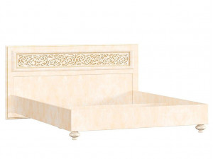 Кровать с прямоугольным изголовьем БЕЗ решетки, БЕЗ матраса, спальное место 180*200 - 625.170