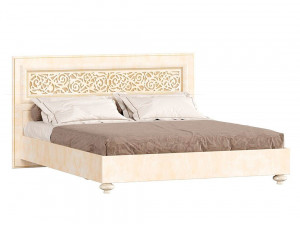 Кровать с прямоугольным изголовьем и с решеткой, без матраса, спальное место 180*200 - 625.171