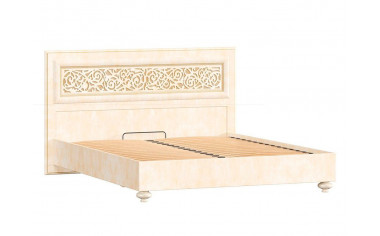 Кровать с прямоугольным резным изголовьем - 180*200 - спальня Александрия