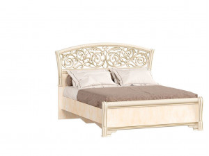 Кровать с изогнутым изголовьем с решеткой, без матраса, спальное место 120*200 - 625.231