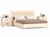 Кровать 180*200 с прямоугольным изголовьем с подъёмным механизмом и с ящиком - спальня Александрия