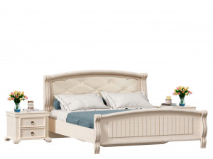 Кровать со спальным местом 180*200, без матраса с подъемным механизмом, со спинкой ППУ - ЛД 642.412
