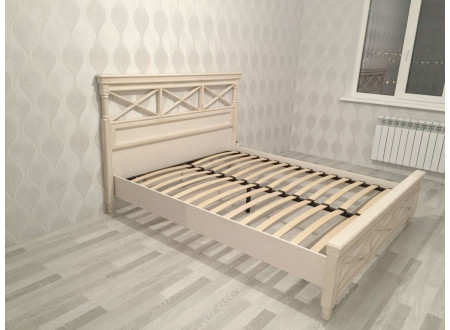 Кровать со спальным местом 160*200, без матраса с ортопедом, со спинкой ППУ - ЛД 642.781