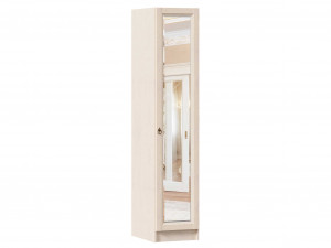 1-дверный зеркальный шкаф с 2-мя штангами в комплекте - ЛД 642.253.R (петли двери СПРАВА)