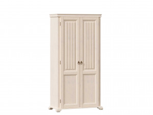 2-х дверный шкаф, со ШТАНГОЙ для одежды и без полок - ЛД 642.304