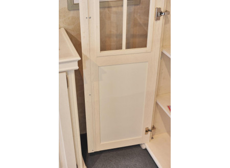 2-х дверный шкаф со стеклянными дверками и с 4-мя ПОЛКАМИ из лдсп - ЛД 642.013