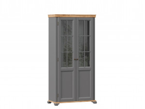 Шкаф двух--дверный со стеклом и с полками - ЛД 642.890
