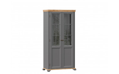 Шкаф двух-дверный со стеклом - ЛД 642.890 - фабрика мебели Любимый дом