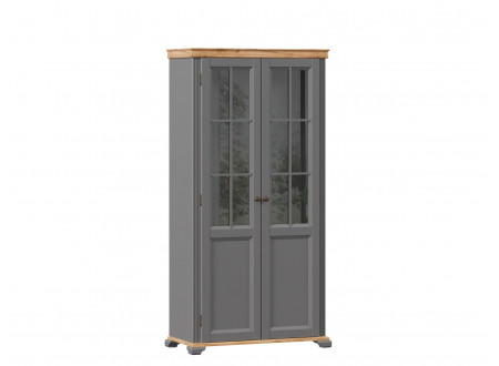 Шкаф двух--дверный со стеклом и с полками - ЛД 642.890