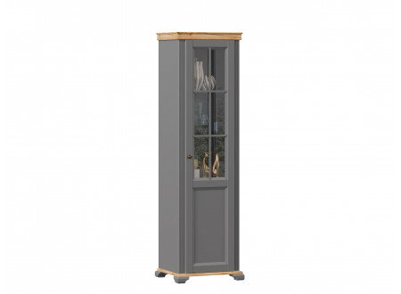 Шкаф одно-дверный со стеклом ПРАВЫЙ - ЛД 642.930