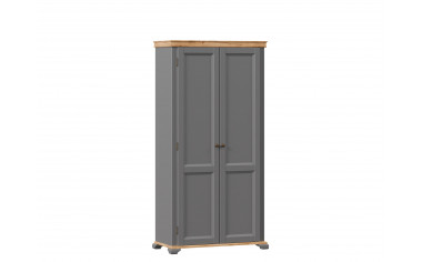 Шкаф двух-дверный с вешалкой и полками - ЛД 642.880 - фабрика мебели Любимый дом
