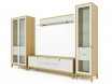 Шкаф 1-дверный со стеклом и с ящиками - ЛД 698.050-L - фабрика мебели Любимый дом