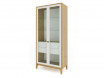 Шкаф 2х дверный со стеклом и с ящиками - ЛД 698.030 - фабрика мебели Любимый дом