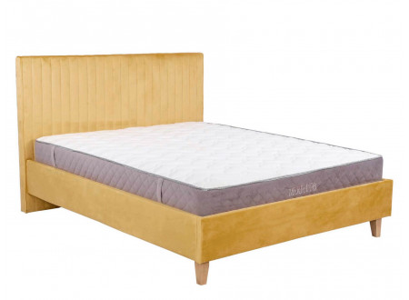 Мягкая кровать 160*200 с подъёмной решеткой и с матрасом - ЛД 698.090.1620 