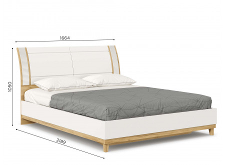 Кровать со сп. местом 160*200 с решеткой без матраса - ЛД 698.140