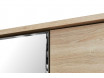 Шкаф 4х-дверный с зеркалами и штангами - ЛД 631.142.142 - фабрика мебели Любимый дом