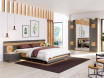 Декоративный щит для кроватей серии Фиджи Антрацит глянец - ЛД 659.080.А - фабрика мебели Любимый дом