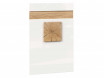 Декоративный щит для кроватей серии Фиджи Белый глянец - ЛД 659.080.W - фабрика мебели Любимый дом