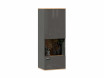 Шкаф настенный 1-дверный со стеклом - ЛД 659.120.R - фабрика мебели Любимый дом