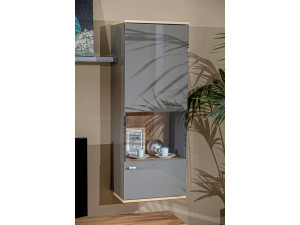 Шкаф настенный 1-дверный со стеклом - петли СПРАВА - (659.120.R)