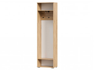 Шкаф 1-дверный с вешалкой для верхней для одежды, шириной 590 мм. - петли СЛЕВА - (659.300.AL)