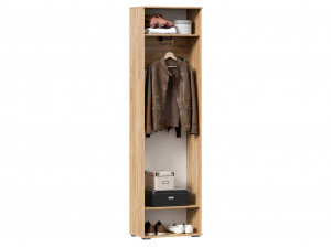 Шкаф 1-дверный с вешалкой для верхней для одежды, шириной 590 мм. - петли СПРАВА - (659.300.WR)
