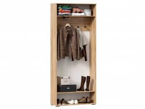 Шкаф 2х-дверный шириной 920 мм. с вешалкой и крючками для одежды - (659.310.W)