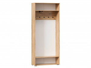 Шкаф 2х-дверный шириной 920 мм. с вешалкой и крючками для одежды - (659.310.W)