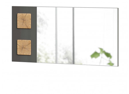 Зеркало настенное шириной 1190 мм с декоративными накладками - (659.420.RA)