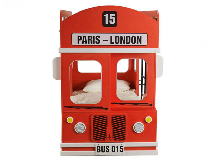 Двух-ярусная кровать - London BUS - спальные места 90*190 - 513.000