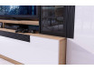 Шкаф - витрина на тумбу ТВ - ЛД 674.020-v.2 - фабрика мебели Любимый дом