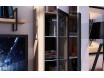 Шкаф - витрина на тумбу ТВ - ЛД 674.020-v.2 - фабрика мебели Любимый дом