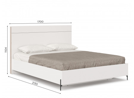Кровать со сп. местом 160*200, без решетки и без матраса - (412.070)