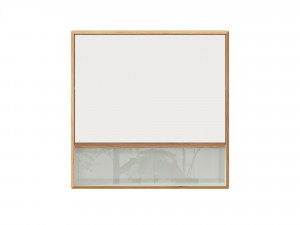 Шкаф настенный 1-дверный со стеклом - (693.070)