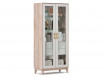 Шкаф 2х дверный со стеклом и с ящиками - ЛД 455.030 - фабрика мебели Любимый дом