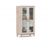 Шкаф низкий 2х дверный со стеклом и с ящиками - ЛД 455.040 - фабрика мебели Любимый дом