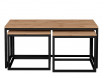 Журнальный стол на металлическом каркасе ЛД 689.090 - фабрика мебели Любимый дом
