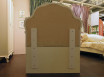 Кровать с резным мягким изголовьем - Луиза - арт. 665.065