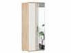Шкаф 2-дверный с зеркалом с 2-мя полками и штангой - ЛД 636.022 - фабрика мебели Любимый дом