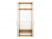 Шкаф зеркальный 2х-дверный с полками и штангой - ЛД 136.030 - фабрика мебели Любимый дом
