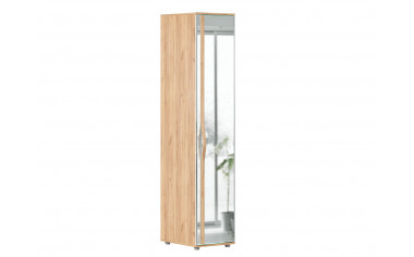 Шкаф зеркальный 1-дверный с полками - ЛД 406.030-R - фабрика мебели Любимый дом