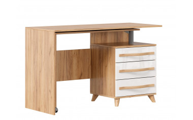 Письменный стол с выкатной столешницей СПРАВА - ЛД 406.140 - фабрика мебели Любимый дом