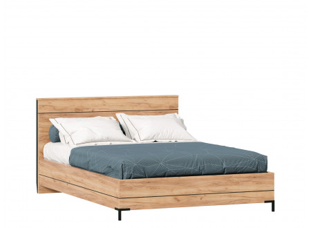 Кровать со сп. местом 140*200, без решетки и без матраса - (677.140.Dub)